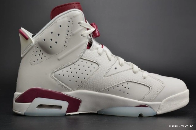 Cheap white Air Retro Jordan 384664-116 Maroon 6 0605